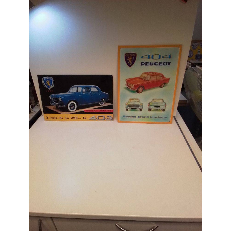 PLAQUE PEUGEOT  LA PIECE