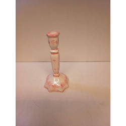 BOUGEOIR PORCELAINE ROSE