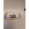 PLAT FIGUE PORCELAINE