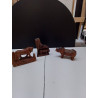 STATUETTE ANIMAUX PM EN BOIS LA PIECE