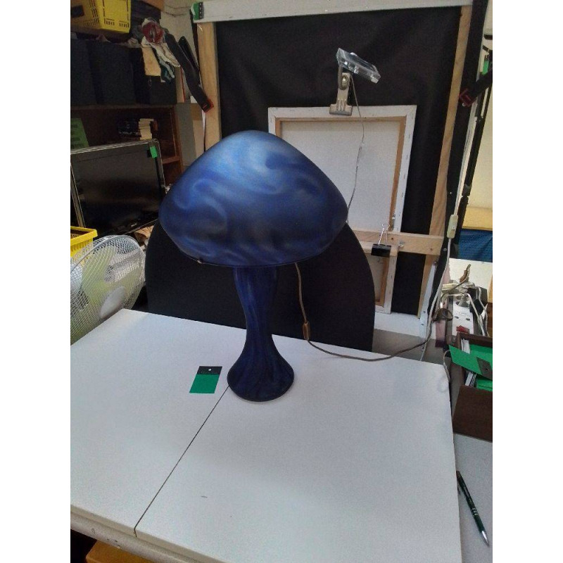 LAMPE CHAMPIGNON PATE DE VERRE 