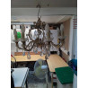 LUSTRE 8 FEUX ET PAMPILLES