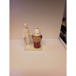 STATUETTE MARIE ET URNE