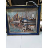 HUILE SUR TOILE BATEAU SIGNÉE 