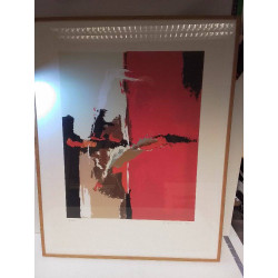 LITHOGRAPHIE SIGNÉE B....