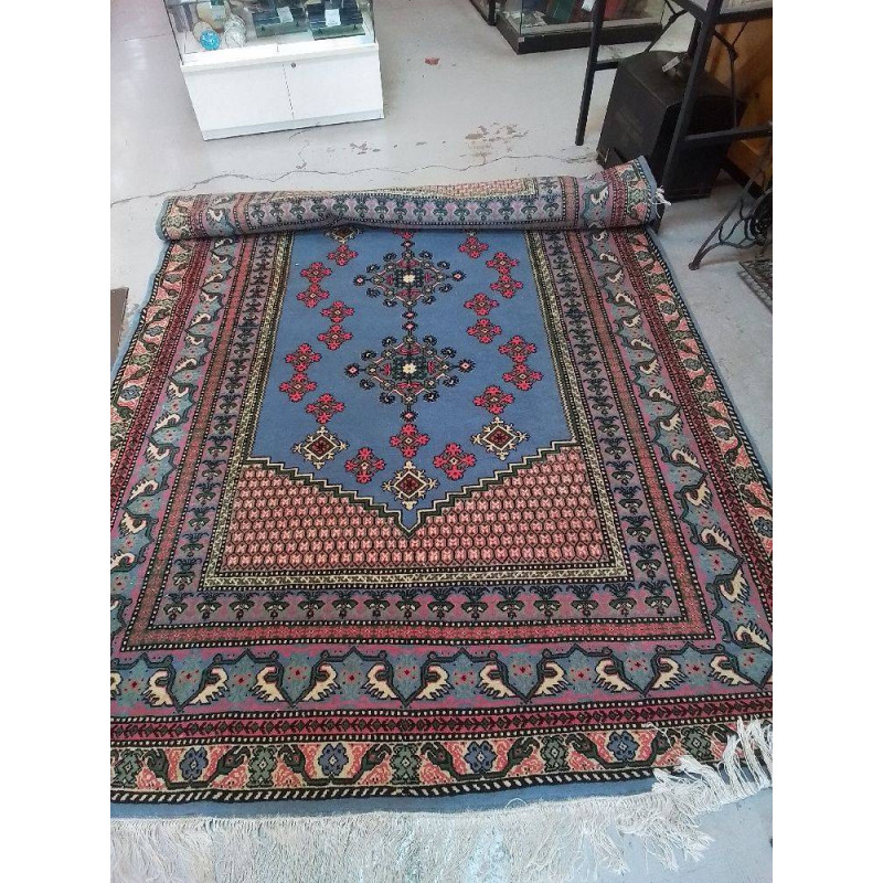 TAPIS TON BLEU 