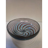 COUPE EN VERRE SOUFFLÉ À MOTIF SPIRALÉ 

