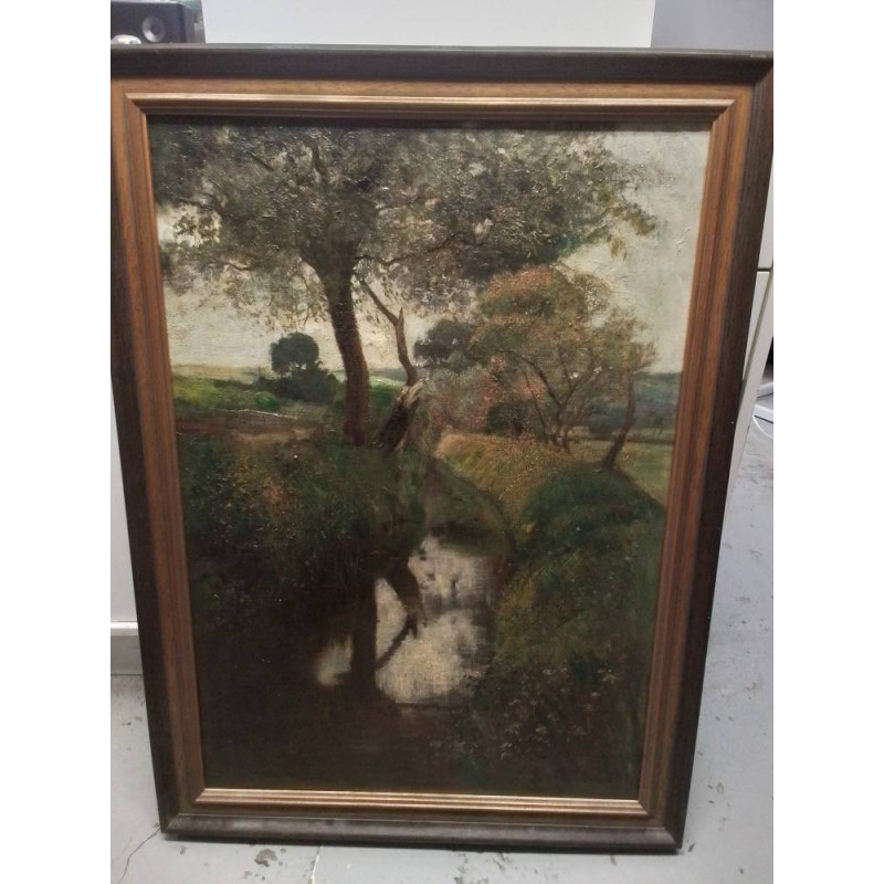 TABLEAU SIGNÉ IMRE GERGELY HUILE SUR TOILE  1868


