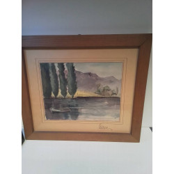 AQUARELLE SIGNÉE 