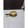 CASSEROLE DECORATIVE CÉRAMIQUE ALSACIENNE