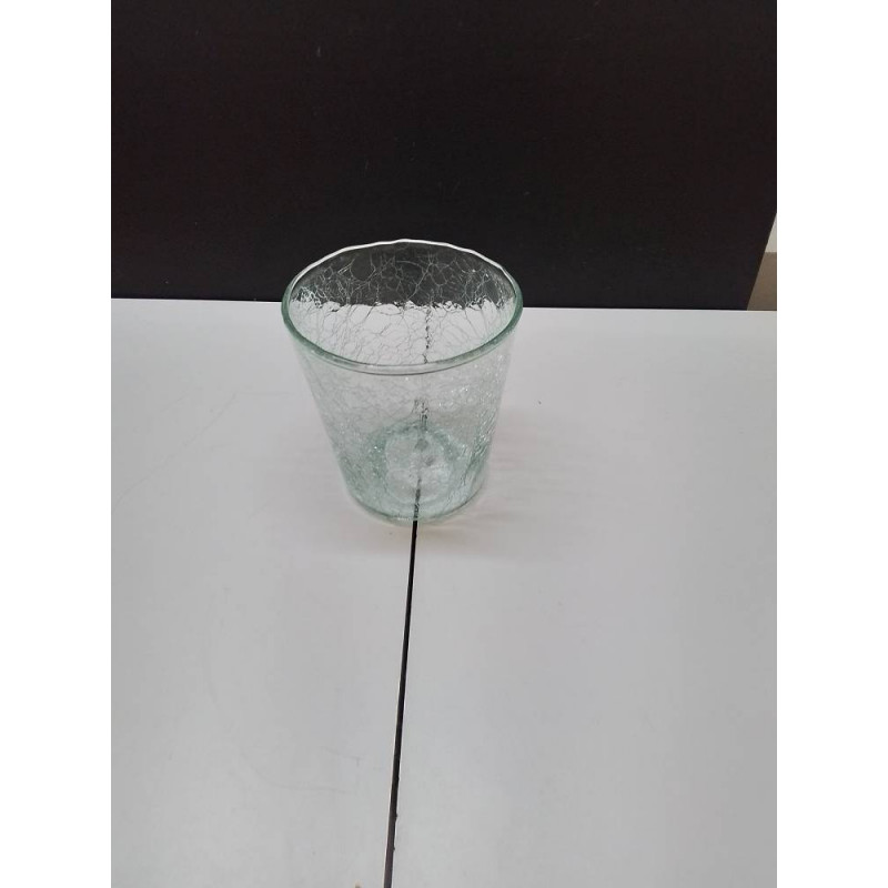 VASE PM VERRE CRAQUELÉ 