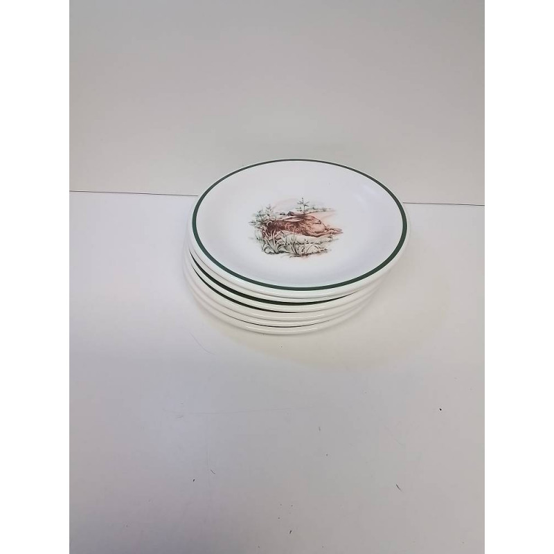 LOT D’ASSIETTES THEME CHASSE