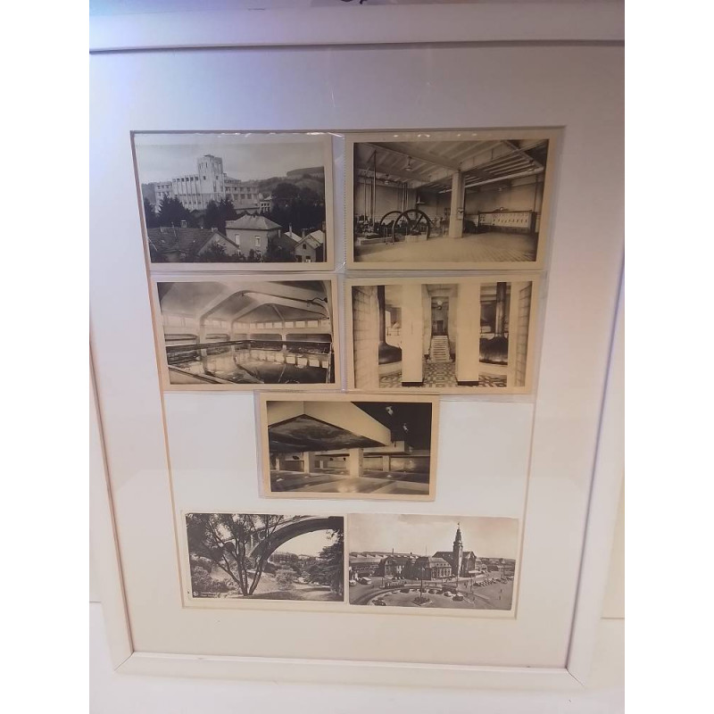 CADRE CARTE POSTALE BRASSERIE DIEKIRCH 