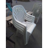 LOT CHAISES PVC 