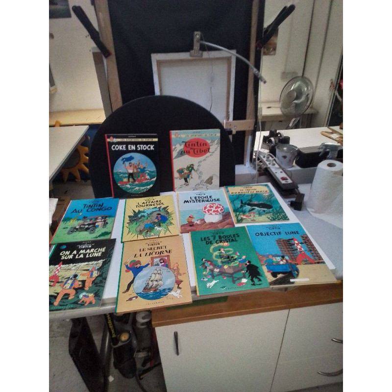 BD LA PIECE  TINTIN COLLECTION SUPERBE ETAT 