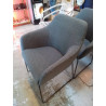 FAUTEUIL MODERNE GRIS 