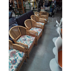 FAUTEUIL EN ROTIN DOSSIER...