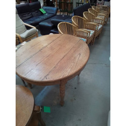 TABLE RONDE EN CHENE