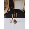 CANDELABRE METAL DORE