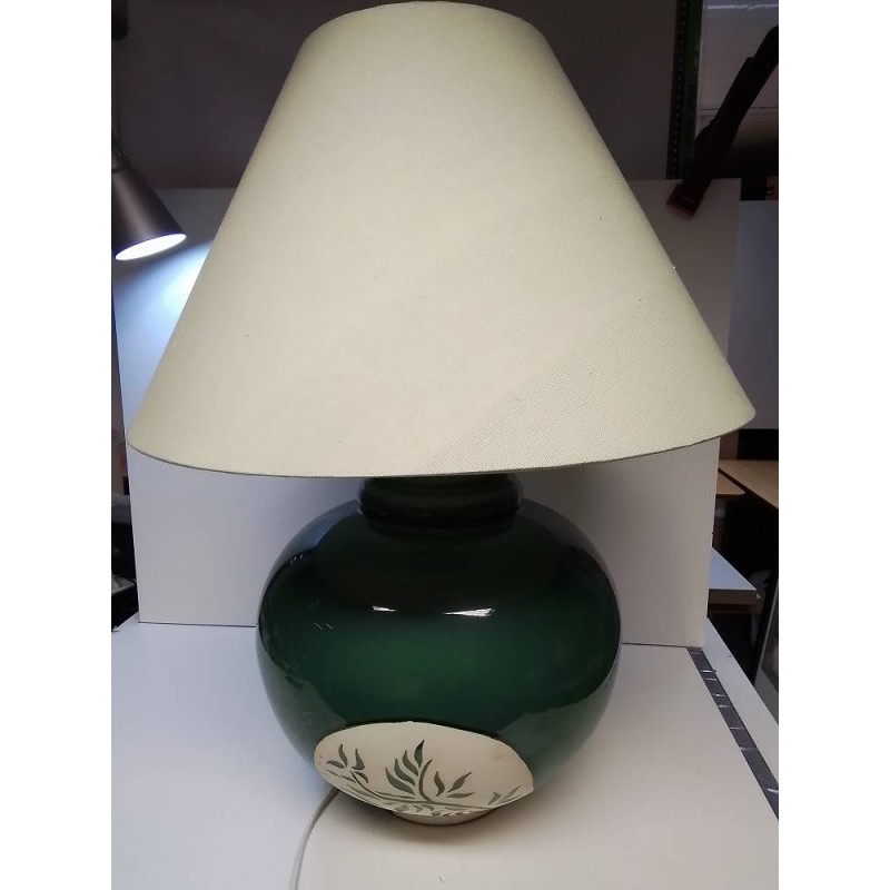 LAMPE A POSER CERAMIQUE VERTE 
