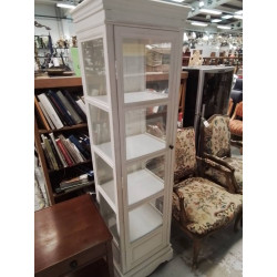 VITRINE 1 PORTE BLANCHE 