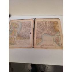 ATLAS DE GÉOGRAPHIE ANCIEN EN L\'ÉTAT 