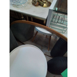 MIROIR OVALE BORD BOIS