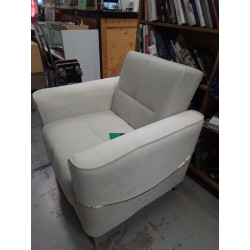 FAUTEUIL MODERNE FILET DORÉ 